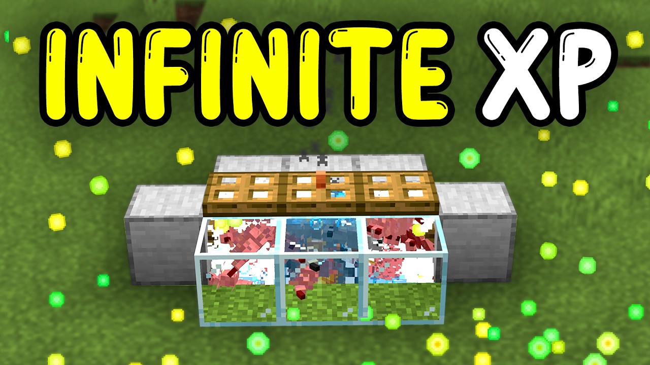 NEW EASIEST XP FARM Minecraft Bedrock 1.21/26.2+!