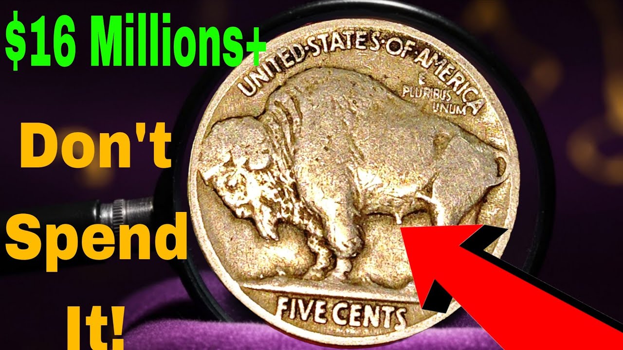 Ultra Rare Buffalo Valuable Nickels Can Make You Rich! Old Buffalo Rare Nickels Worth Big Dollars.