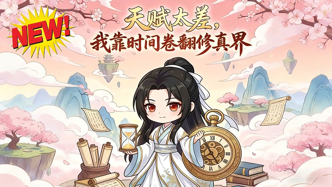⚡【新番速递】《天赋太差，我靠时间卷翻修真界》摆烂千年竟成大佬！苏然穿书开局地狱模式，十年炼气被驱逐，躲深山靠永生修炼，千年后下山随手打脸，还向沈家少主追千年旧债！#玄幻 #修仙 #逆袭 #爱看动漫