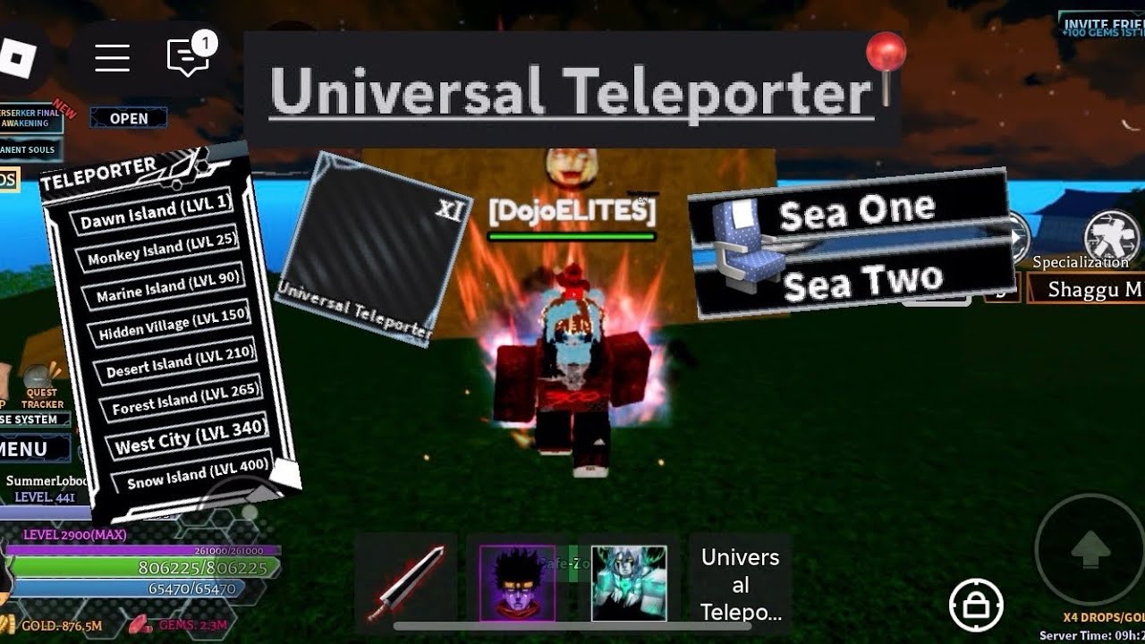Universal Teleporter 📍💺 - Anime Spirits