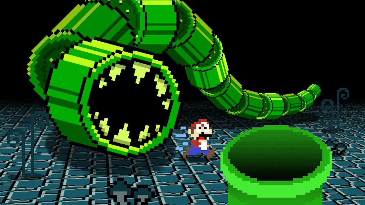 Each Pipe Sends Mario Somewhere Worse