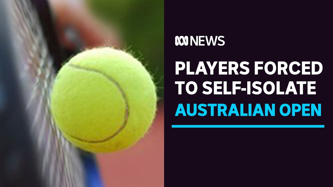 Australian Open tennis players forced into lockdown after COVID-19 cases on flights | ABC News