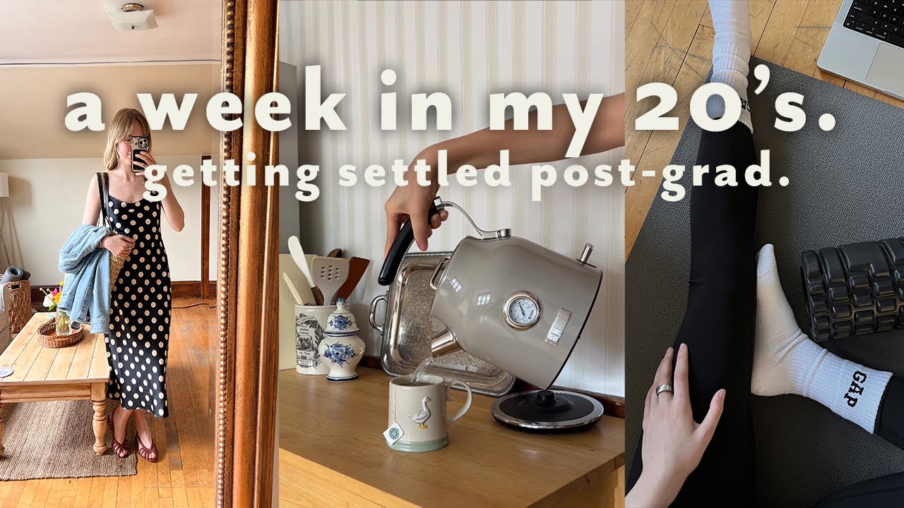 Adjusting To Post-Grad Life || finding routine, reading updates, and a garden center trip.