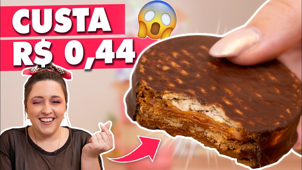 ALFAJOR ECONÔMICO PRA VENDER POR 2 REAIS - é muito bom REAL!! | Tábata Romero