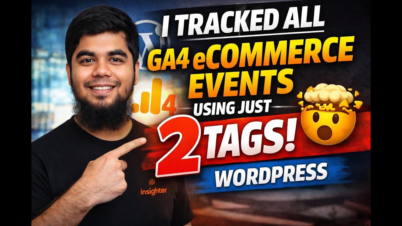 I Tracked ALL GA4 eCommerce Events Using Just 2 Tags (WordPress) - GA4|Wordpress|GoogleTagManager