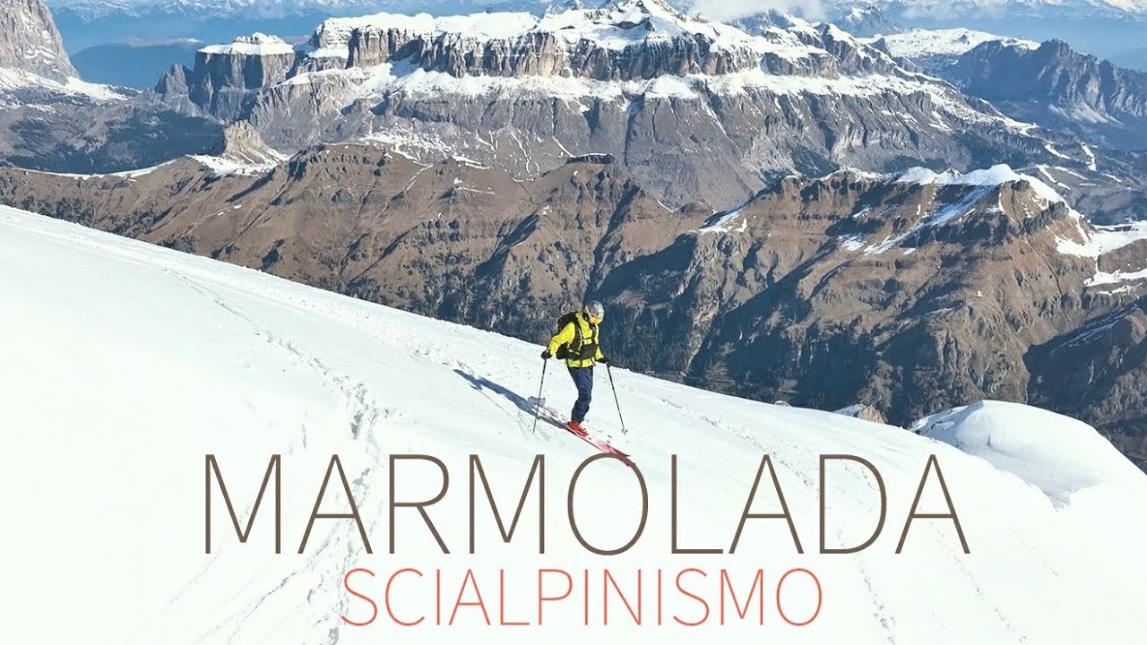 Scialpinismo Marmolada - 11/05/2022 discesa completa