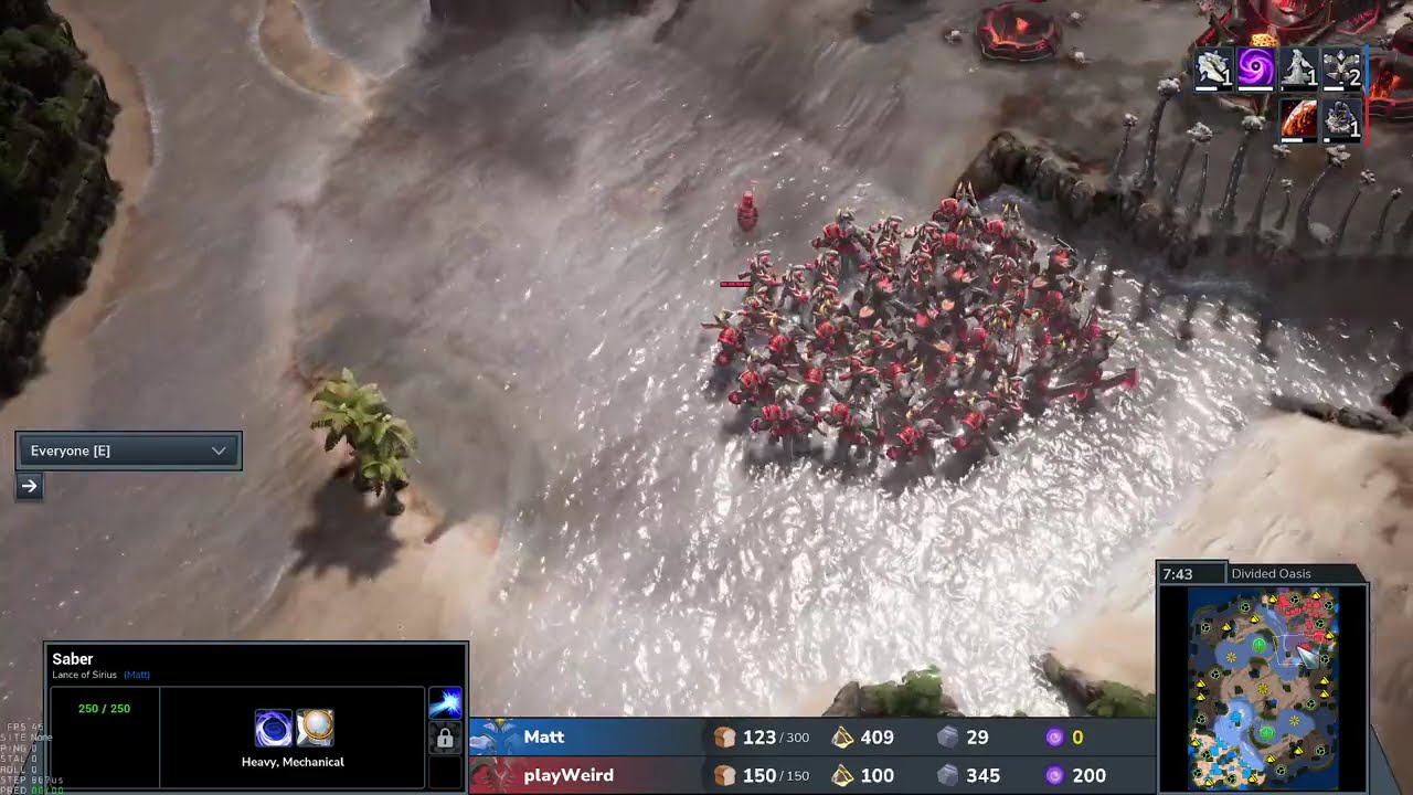 BRAND NEW UNITS! - Matt (Cel) vs Play Weird (Inf) - Stormgate - Custom