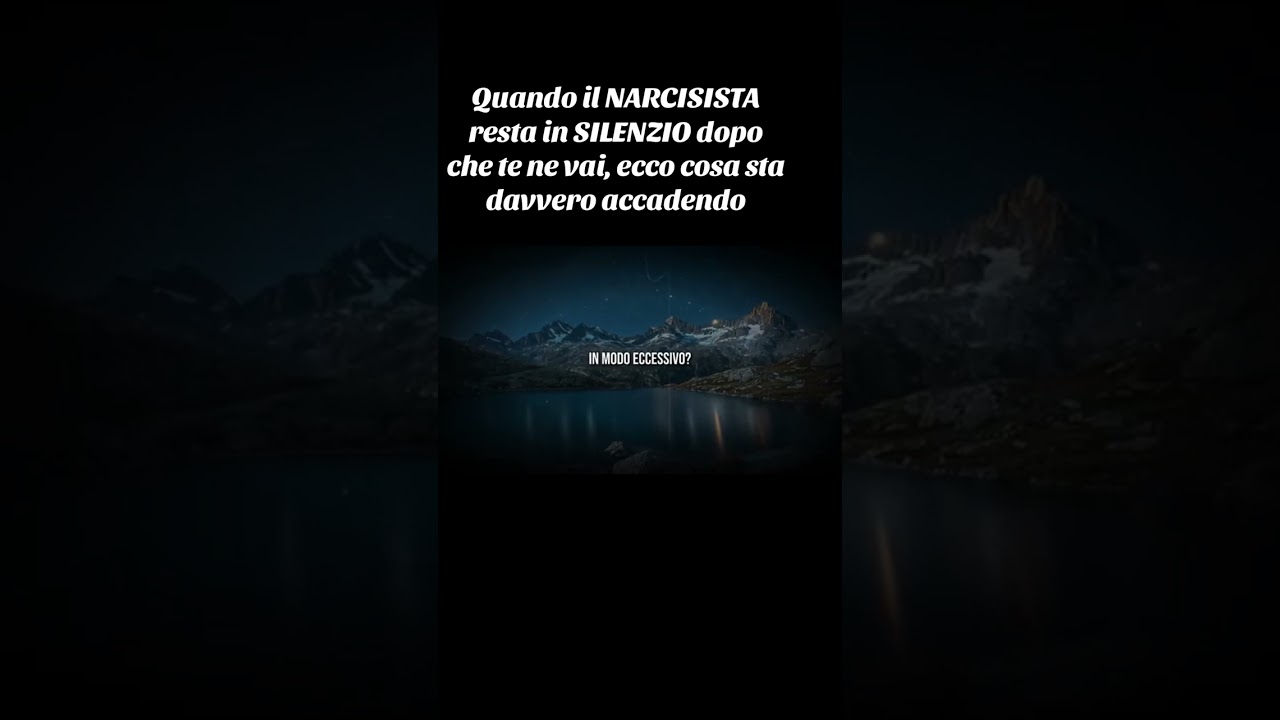 Quando il narcisista resta in silenzio