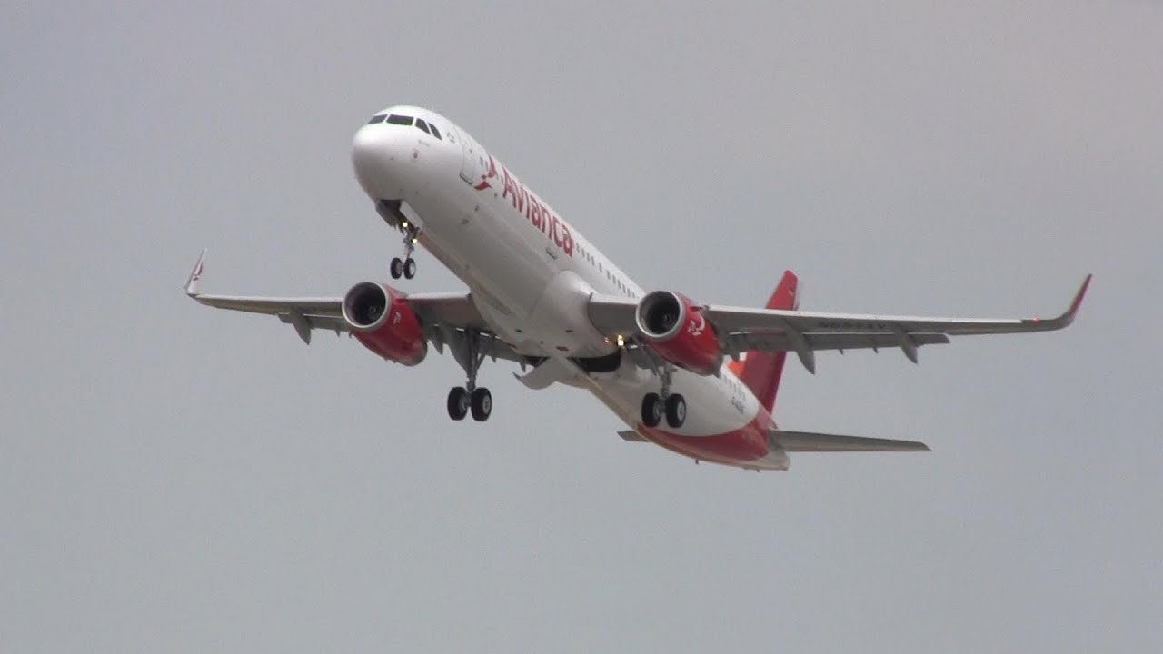Avianca ► Airbus A321-200 ► Takeoff ✈ Finkenwerder Airport
