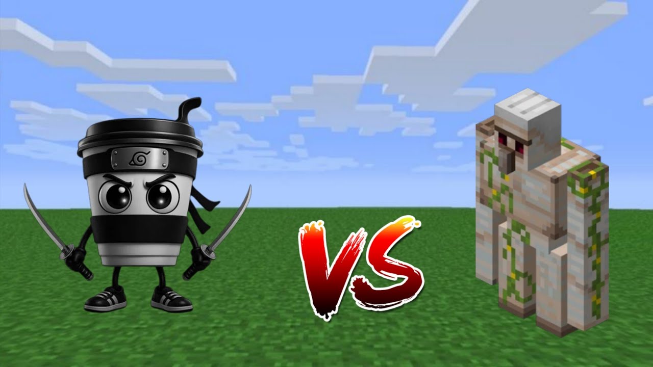 فلم ماين كرافت : هجوم الايرون غولم ضد كابتشينو اساسينو 🔥Minecraft Iron Golem vs Cappuccino Assassino