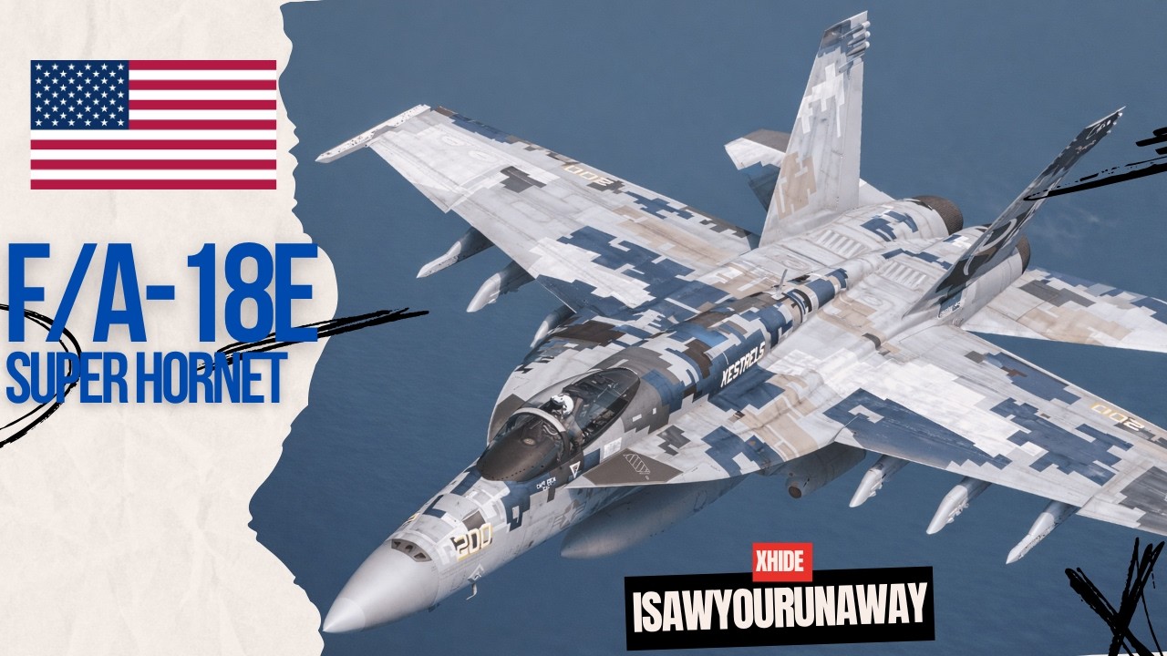 F/A-18E - помогли ли топовому хорнету новые AIM-120D? #warthunder