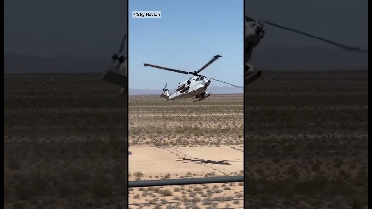 Low-Altitude AH-1Z Viper Action &ndash; Authentic Training Footage