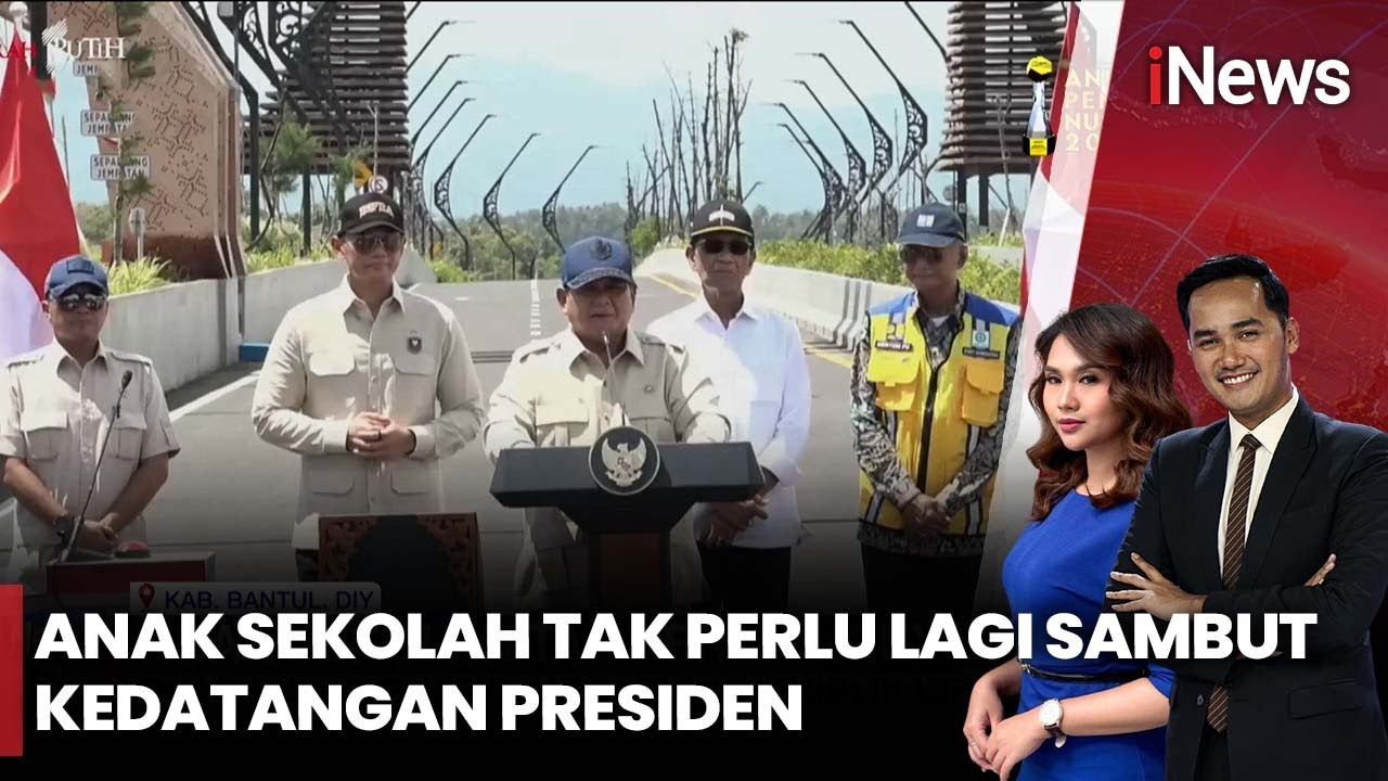 Prabowo Minta Anak Sekolah Tak Perlu Menyambut Saat Kunker Daerah | iNews Pagi 20/11