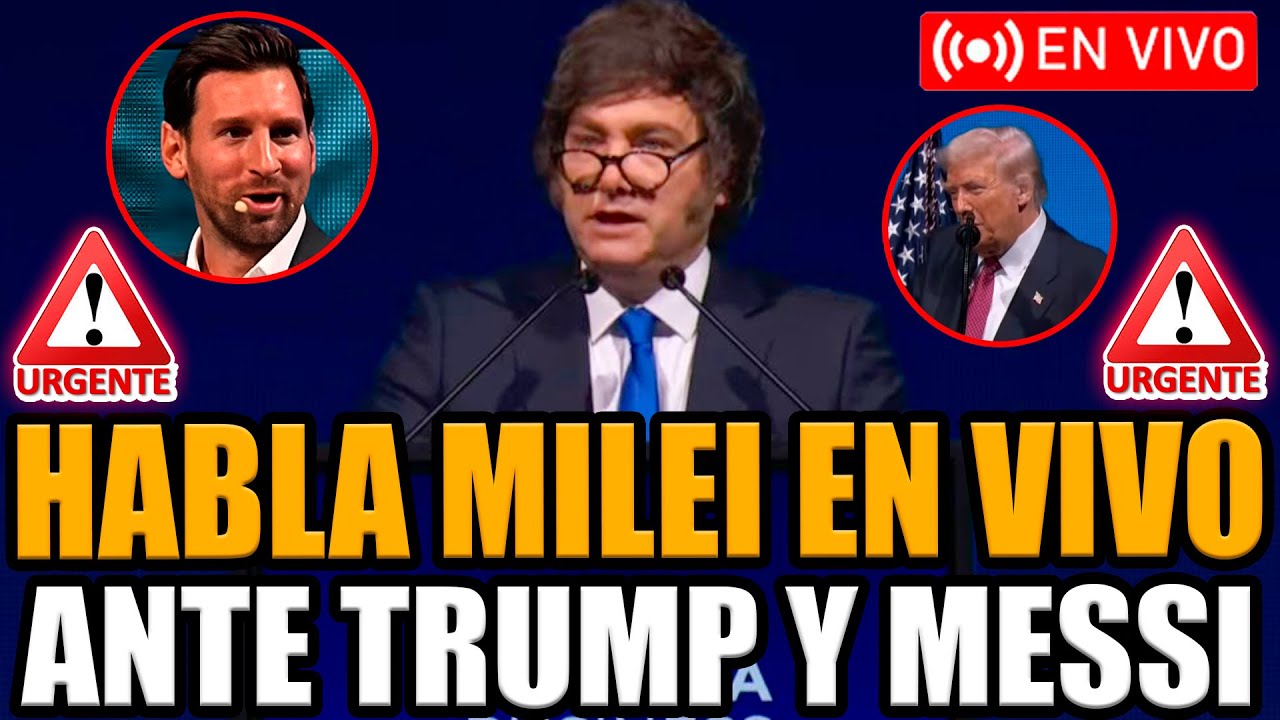 🔴MILEI EN VIVO ANTE MESSI Y TRUMP EN ESTADOS UNIDOS | FRAN FIJAP