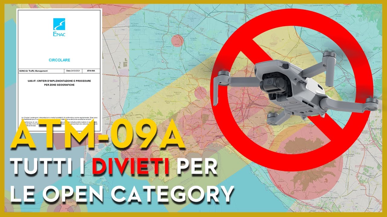 Tutti i DIVIETI per il DJI MINI 2 e le OPEN CATEGORY con la Nuova ATM-09A