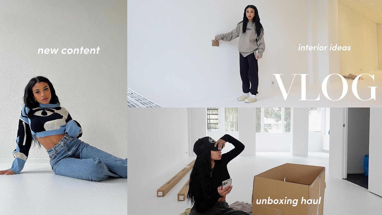 first content in my studio, interior ideas & unboxing haul | living with lisa 🤍