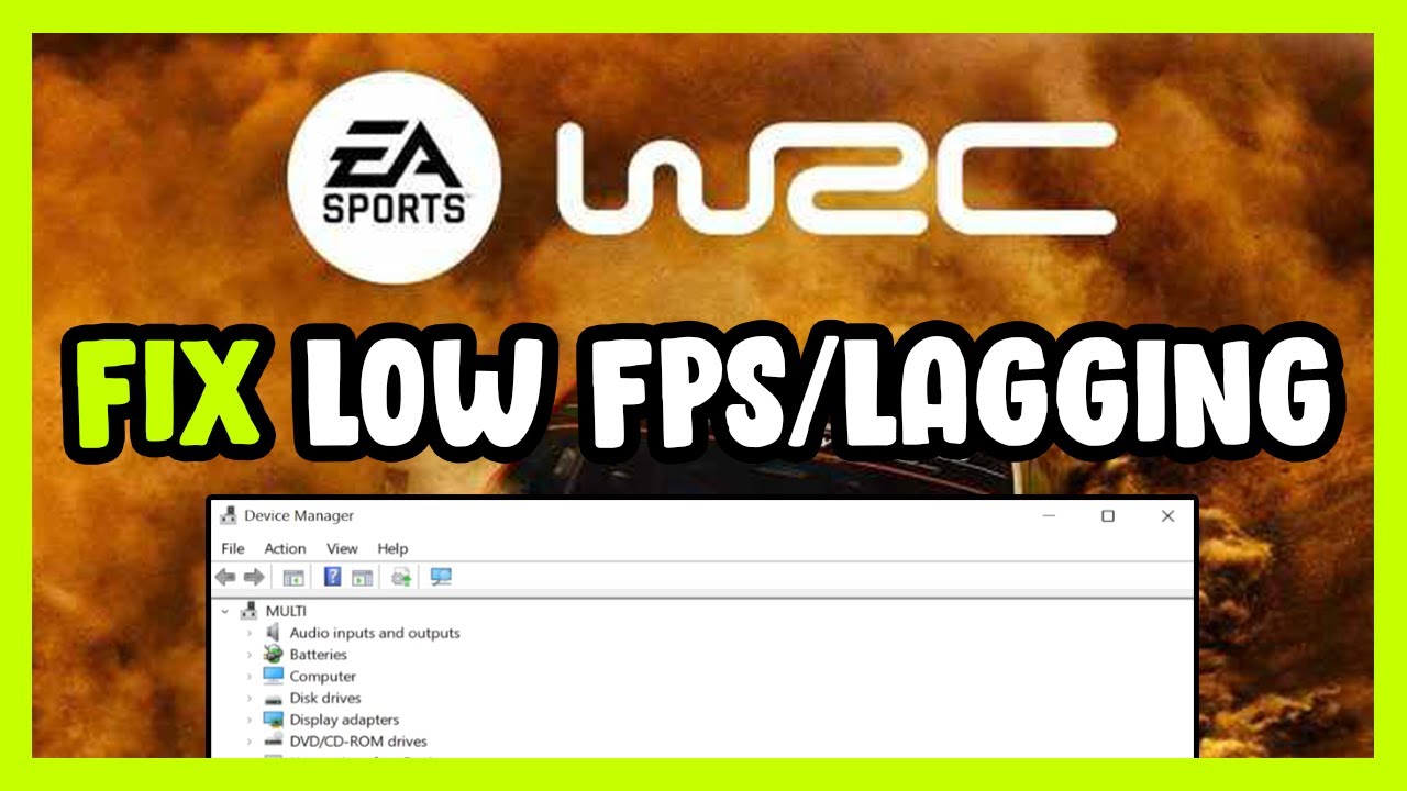 How to FIX EA SPORTS WRC Low FPS Drops & Lagging!