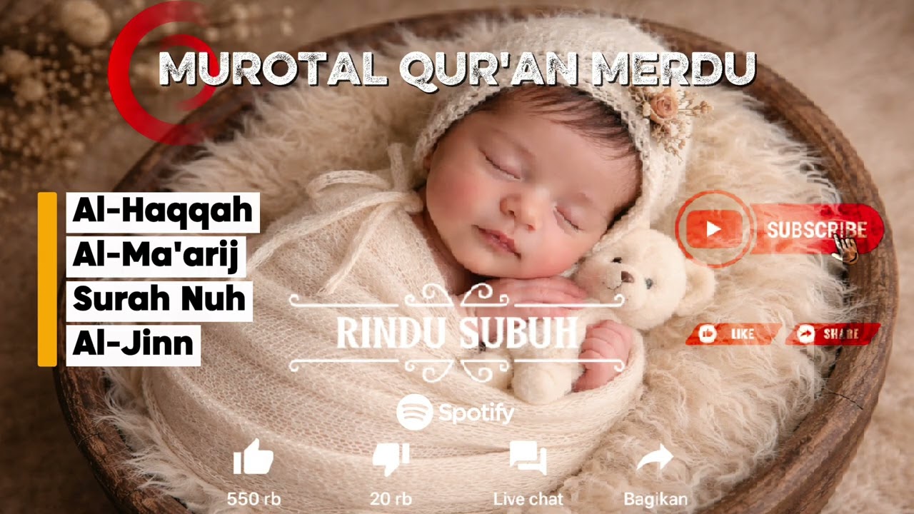 MUROTAL QUR'AN MERDU TERBARU BIKIN HATI TENANG, TERAPI HIDUP SEHAT