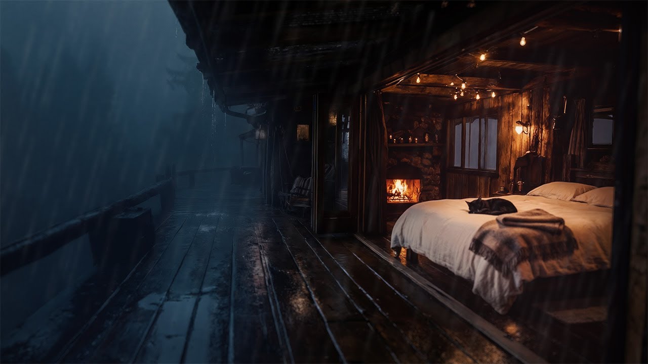 Heavy Rainstorm in the Forest 🌧️ The Ark is Safe | Sleep Instantly