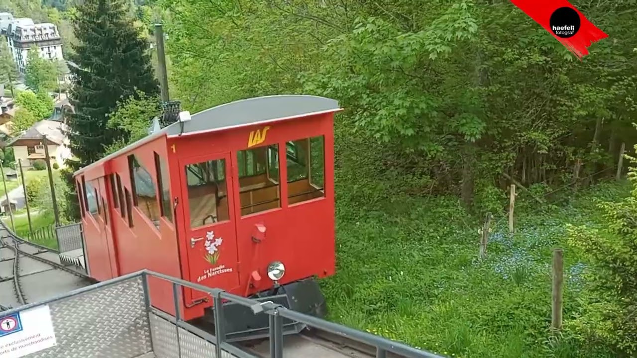 Standseilbahn Les Avants-Sonloup VD