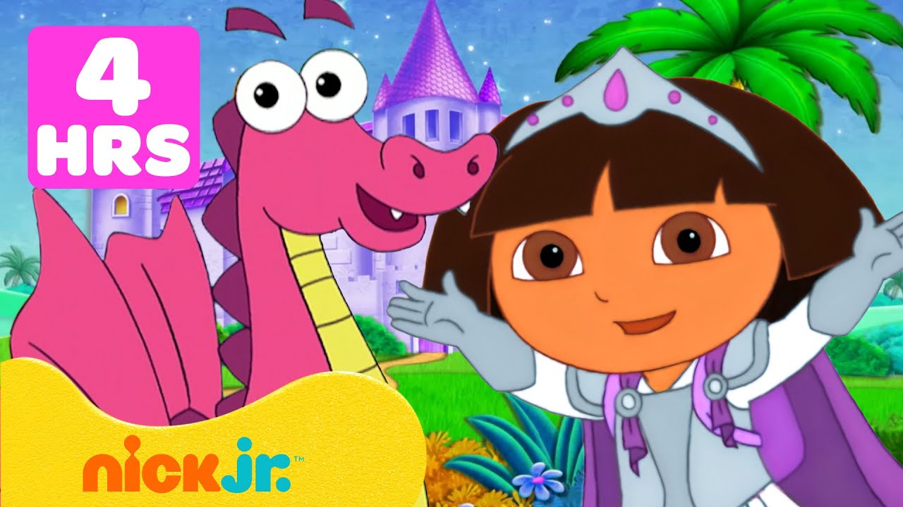 مغامرات دورا | أفضل مغامرات دورا المستكشفة الخيالية والأسطورية لمدة 240 دقيقة! | Nick Jr.