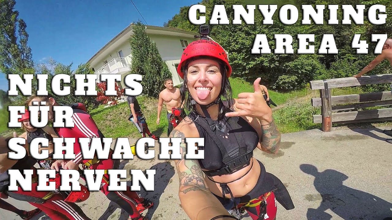 Nichts für schwache Nerven l Canyoning Area47 l Adrenalin pur l Ötztal l Vlog #58 MISS PEACHES