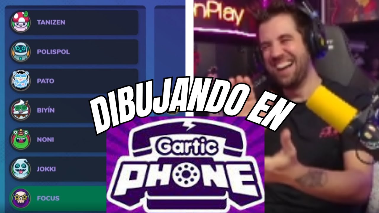 🔴AURON JUEGA GARTIC PHONE CON AMIGOS Y BIYIN (muchas risas)