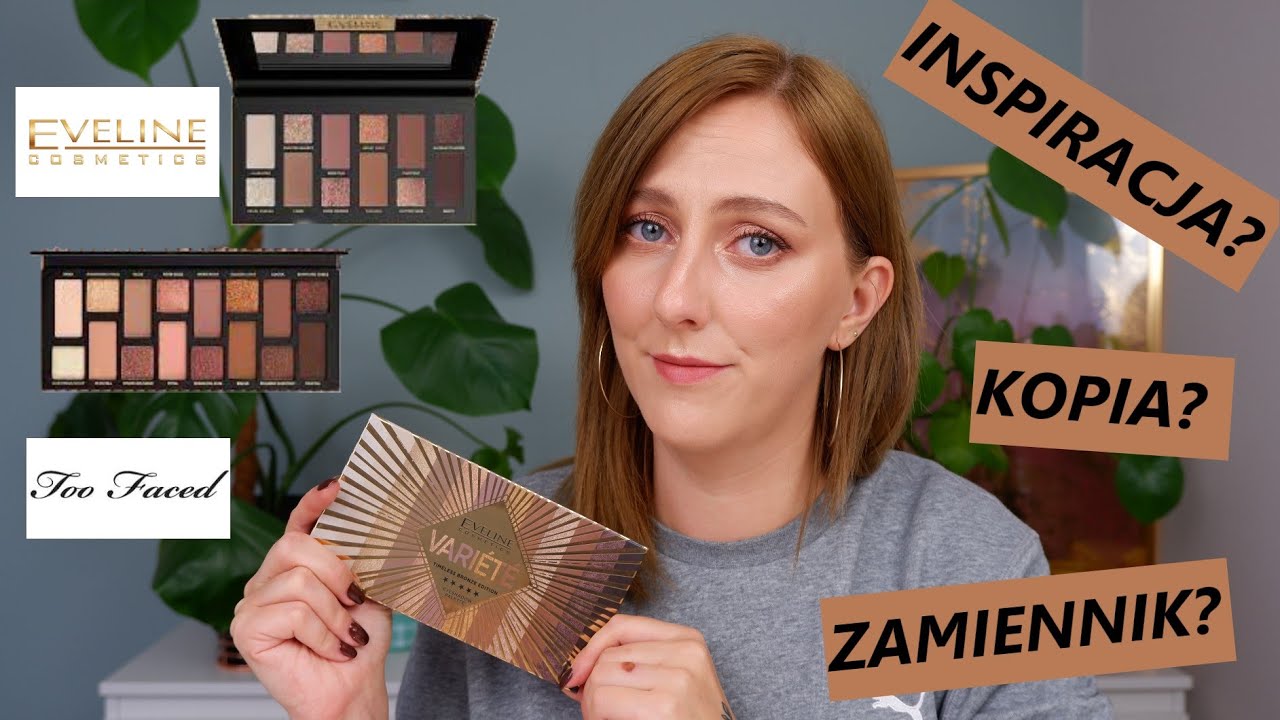 EVELINE VARIETE TIMELESS BRONZE EDITION🤎 KOLEJNA PALETA NUDE... INSPIRACJA PALETĄ TOO FACED😲 WARTO?🤔