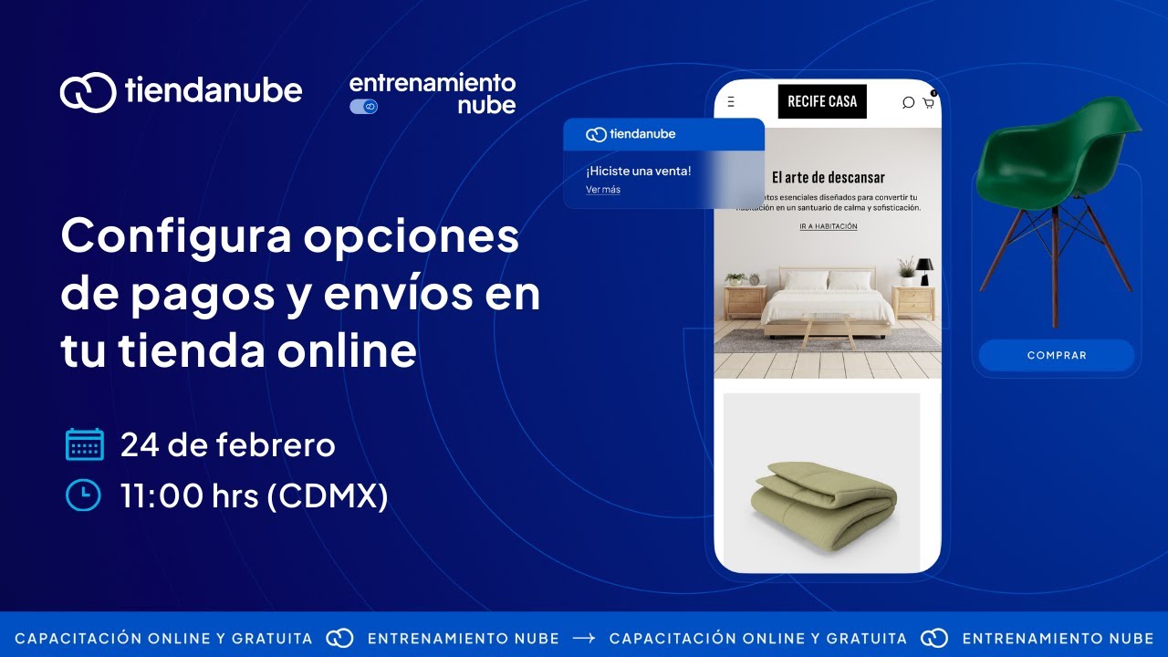 Entrenamiento Nube México 🇲🇽 | Configura opciones de pagos y envíos en tu tienda online