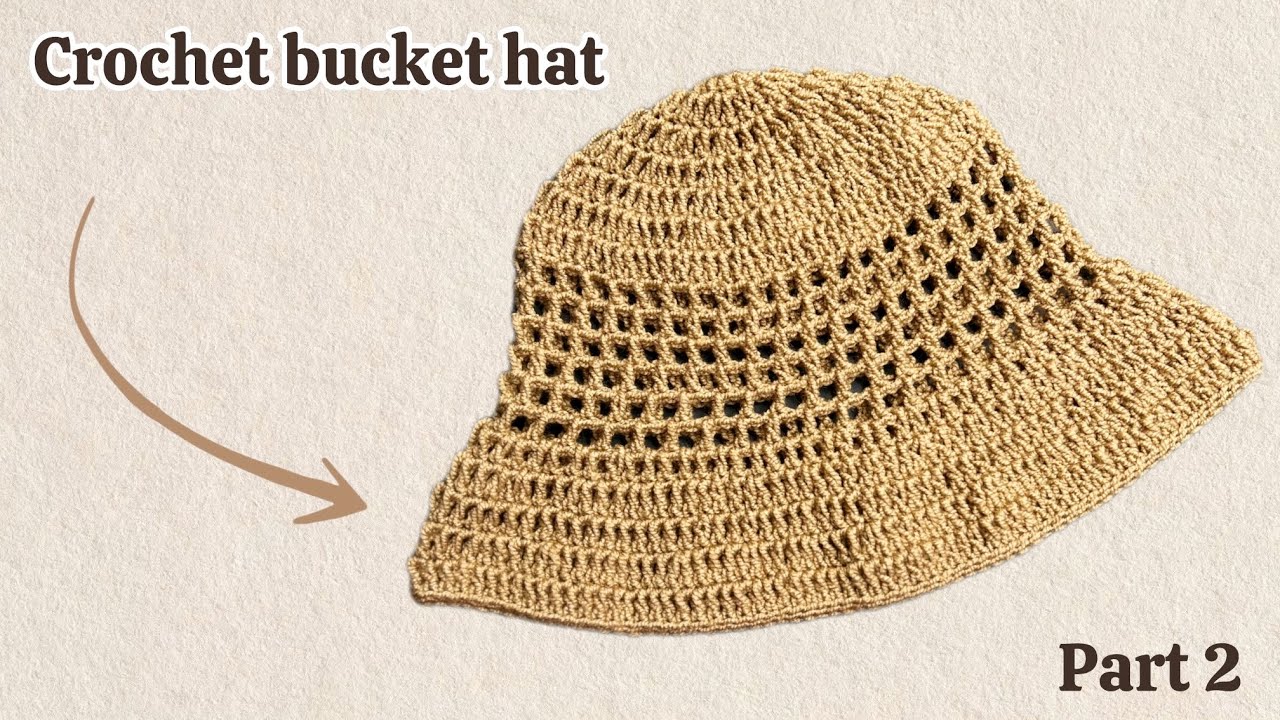 Bucket Hat Crochet Tutorial |Part2|