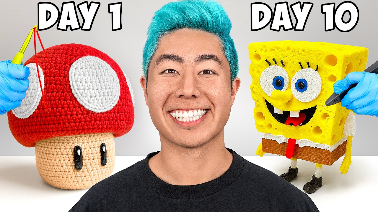 10 EXTREME Art Challenges In 10 Days!