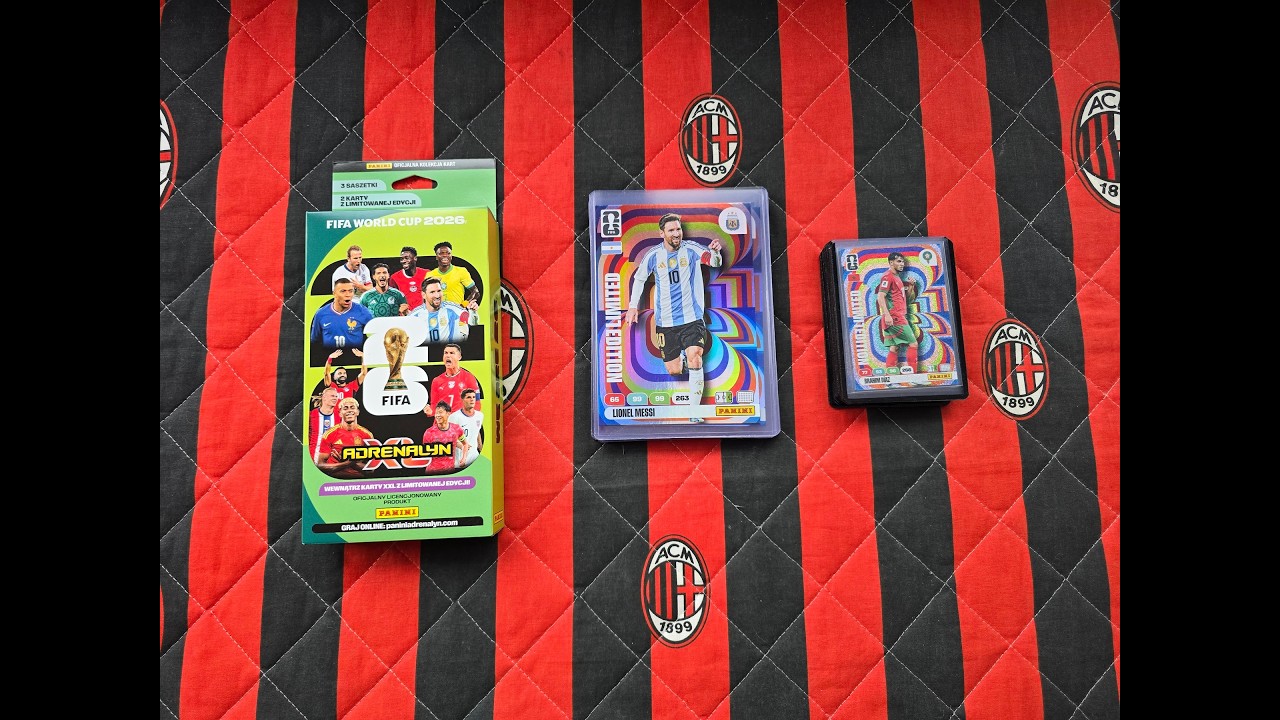 PANINI FIFA WORLD CUP 2026 - PREZENTACJA DOTYCHCZASOWO ZEBRANYCH LIMITEK + UNBOXING BLISTRA XXL!!!