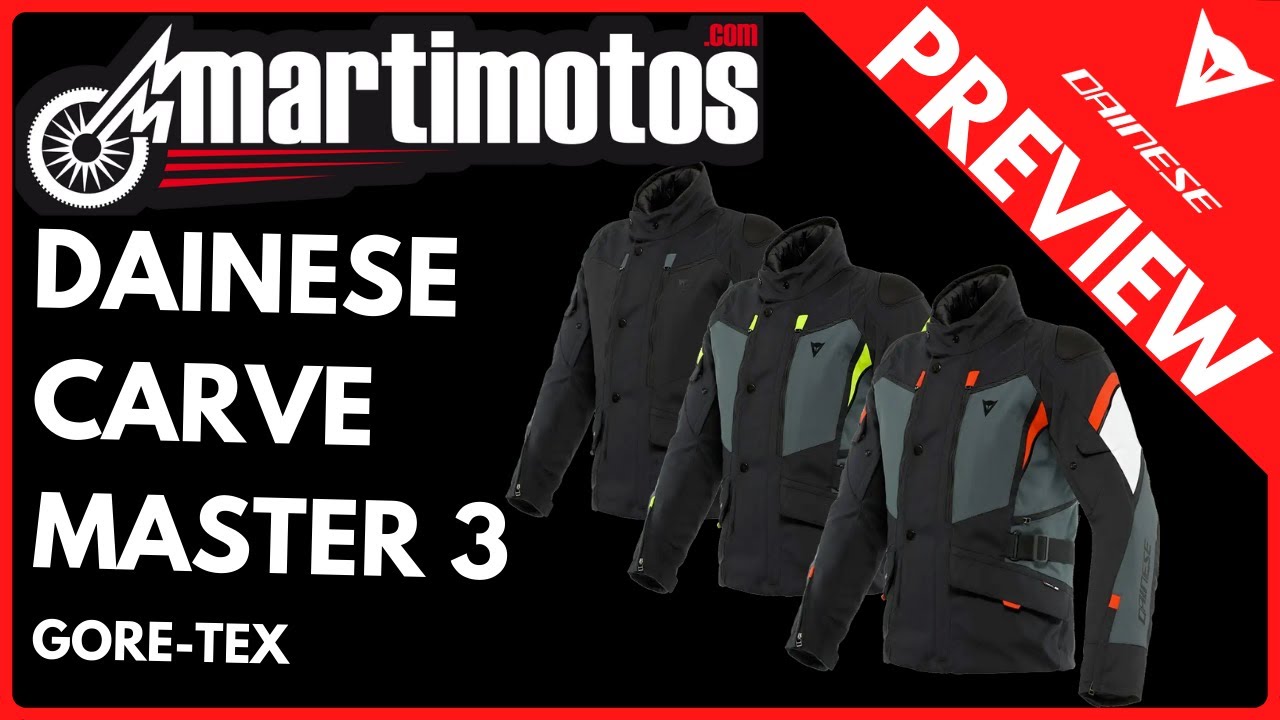 PREVIEW // 🔥 DAINESE CARVE MASTER 3 GORE-TEX