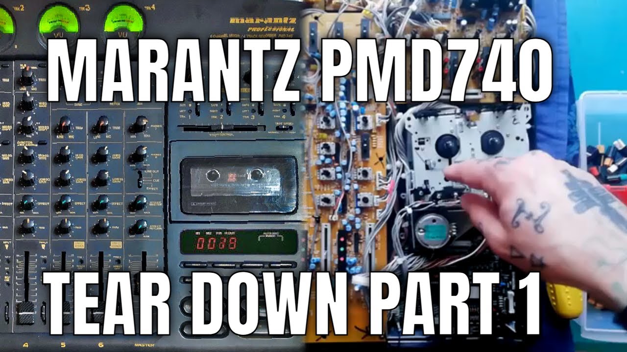Marantz PMD740 | Tear Down | 1 | Open Case & Remove Transport
