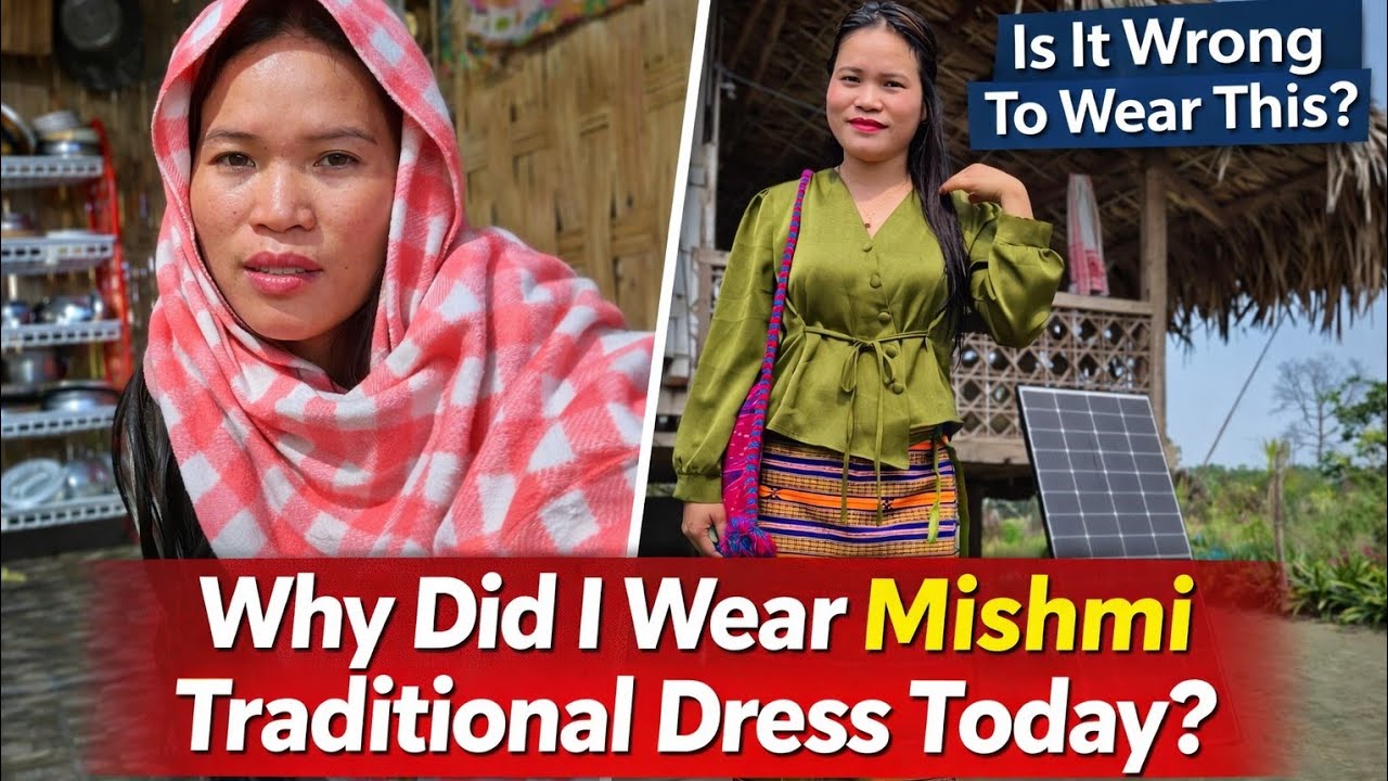 Priyanka aur maine milke puja kiya// mishmi, dress lagane ke baad log mujhe kya bol rahe hain//