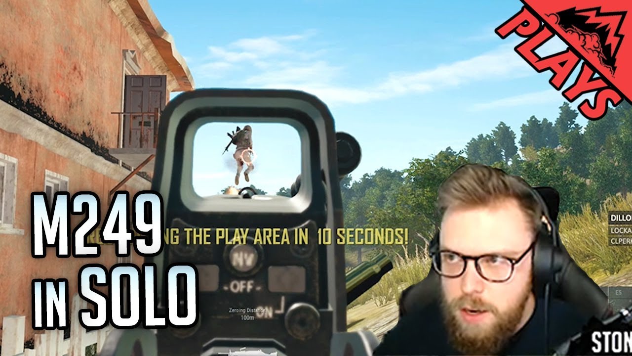 M249 IN SOLO - PlayerUnknown's Battlegrounds Gameplay #149 (PUBG FPP Solo)