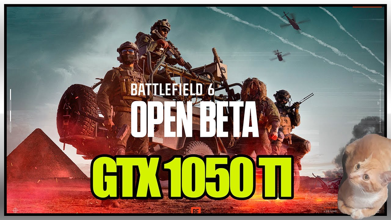 Battlefield 6 Beta  GTX 1050 TI + Ryzen 5 3600 | Rodou bem !