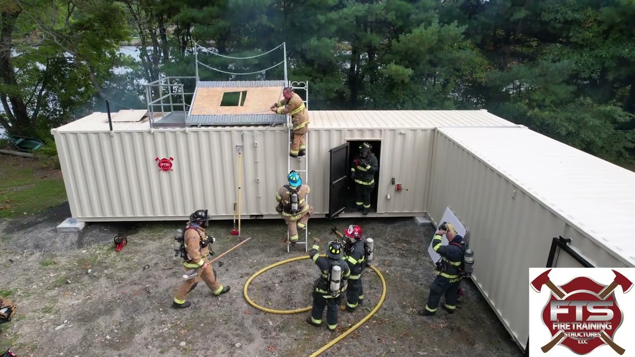 First Look at Sea Containers Used to Train Firefighters in Smithfield, RI!