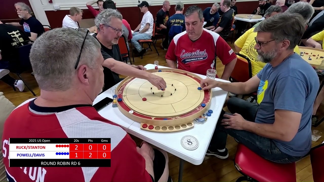 2025 US Open - 20 Somethings  vs Connecticut Crokinole Club