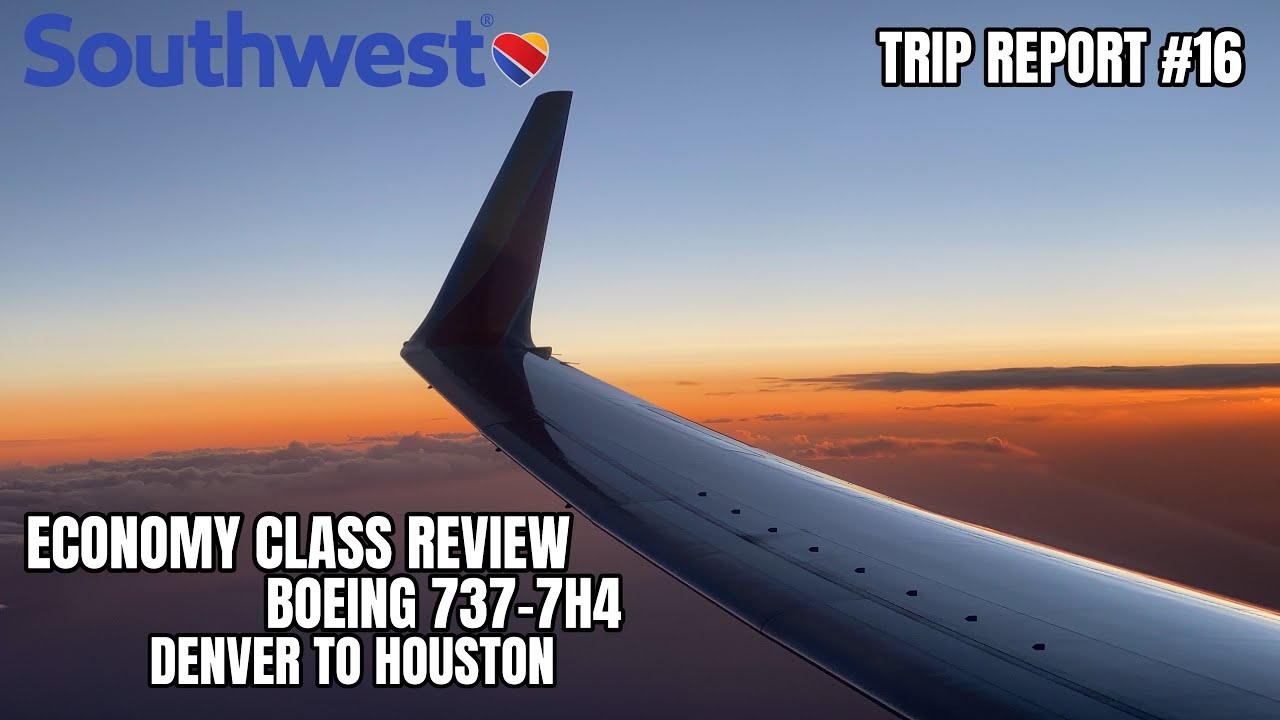 Southwest Airlines 737-700 Economy Class Review | Denver to Houston