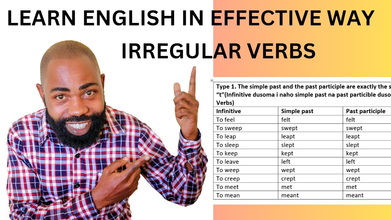 L63: USHAKA KUMENYA ICYONGEREZA VUBA? IGA IRI SOMO RYOSE MAZE UREBE II IRREGULAR VERBS