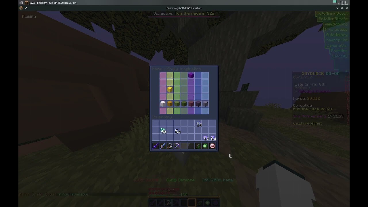 Hypixel Skyblock FULL AFK HARP MELODY Script Mod