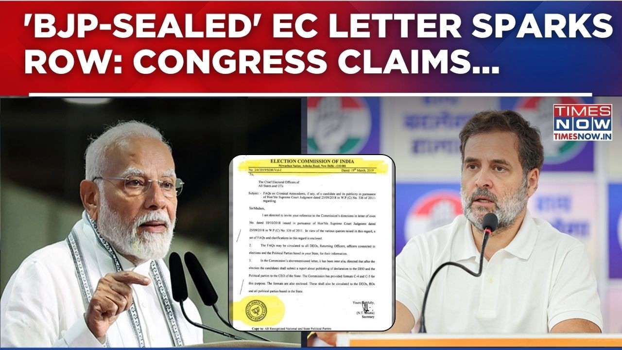 'BJP-Sealed' Election Commission Letter Row: Congress Questions EC's Credibility, CPI(M) Claims...