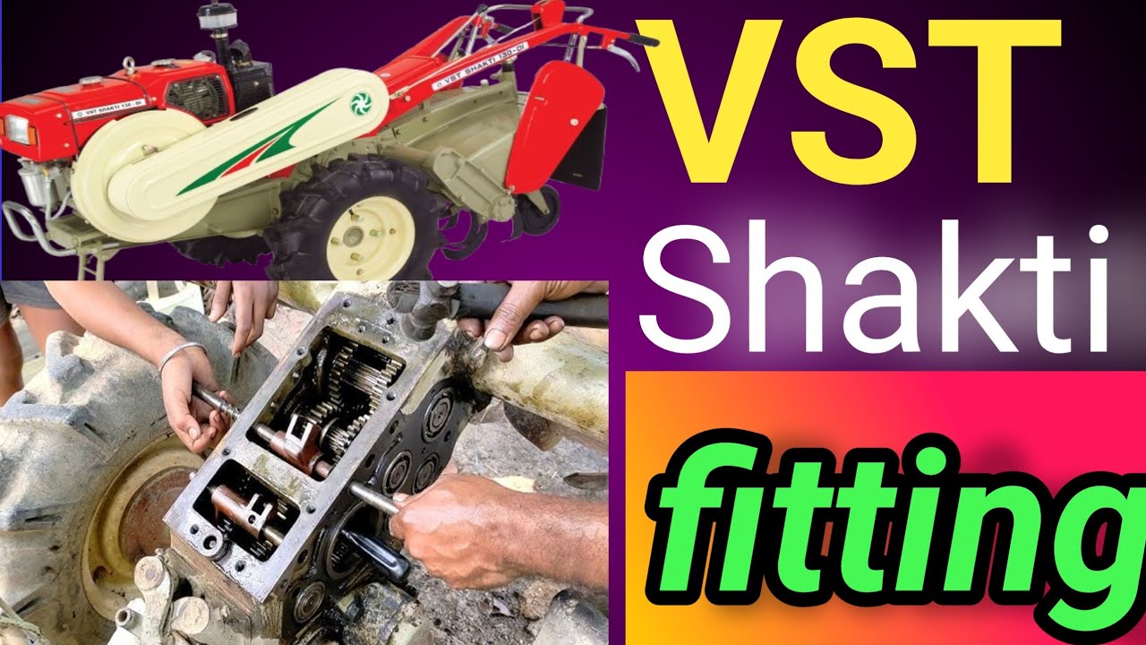 how to vst Power tiller  130 Di gearbox fitting video December 11, 2022