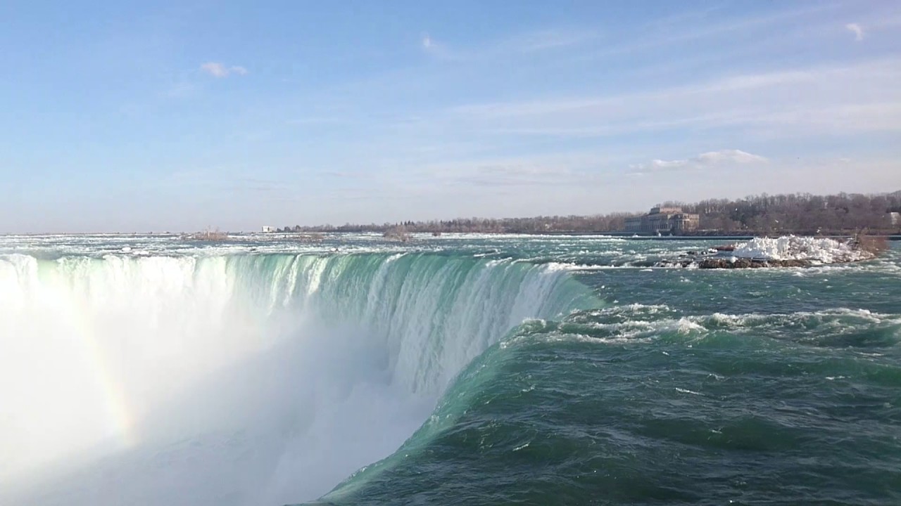 Amazing Niagara Falls Canada, with the permanent rainbow