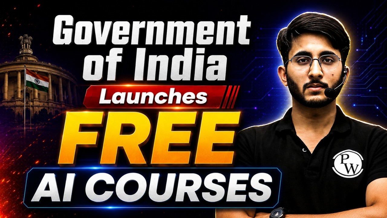 Government of India FREE AI Courses 2026 | AI Certification for B.Tech, College Students & Freshers
