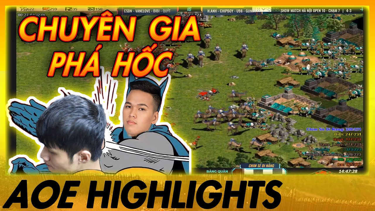 Chim Sẻ ép trâu lạc đà PAL THIÊU VÀO cái hốc SIÊU KÍN của HITTLE | AoE Highlights