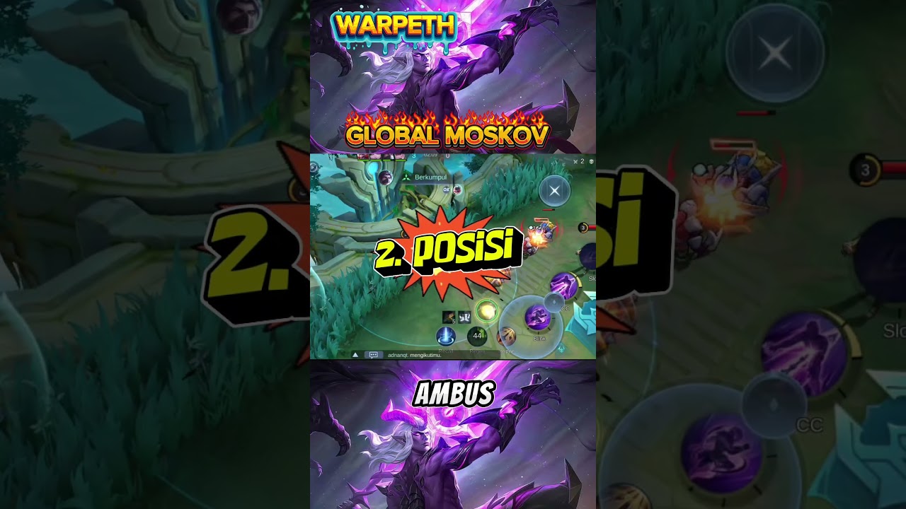 TIMING SKIL 2 MOSKOV NO MISS | MOBILE LEGENDS | WARPETH