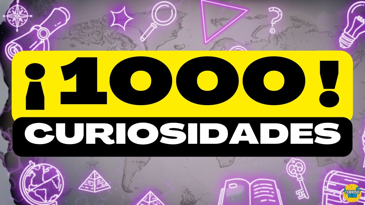 ¡1000 DATOS CURIOSOS INCREÍBLES y COSAS QUE NO SABÍAS! ⏰😲