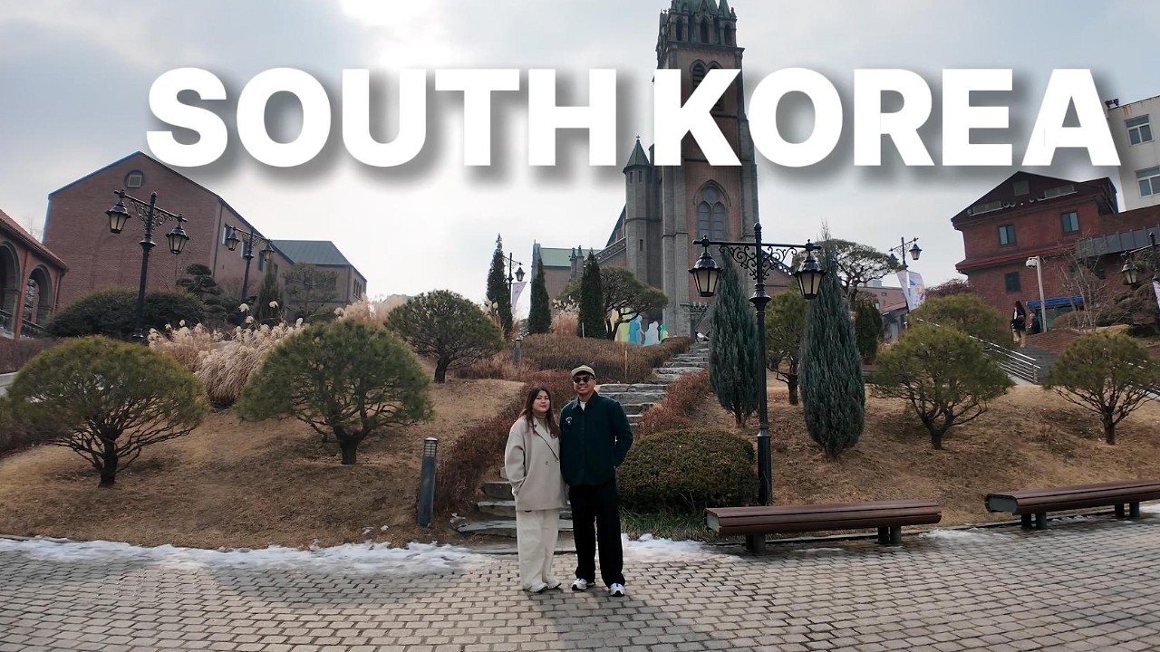 KOREA VLOG 2026 | Day 1: Airport lounge, landing in Incheon, Korean Chicken, Draft beer, -12deg